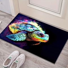 Quick Dry 3D Sea Turtle Floor Mat for Living Room Kitchen Bathroom
