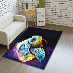 Quick Dry 3D Sea Turtle Floor Mat for Living Room Kitchen Bathroom
