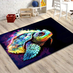 Quick Dry 3D Sea Turtle Floor Mat for Living Room Kitchen Bathroom