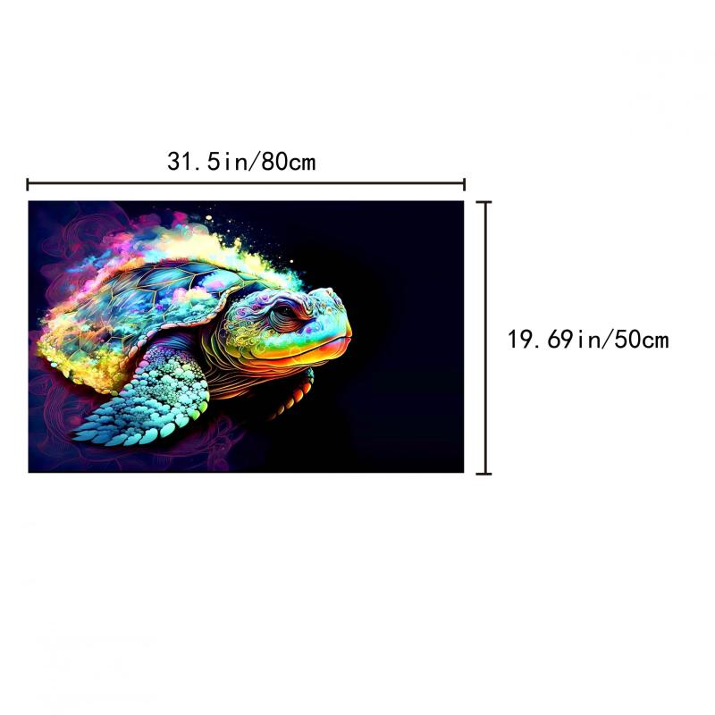Quick Dry 3D Sea Turtle Floor Mat for Living Room Kitchen Bathroom