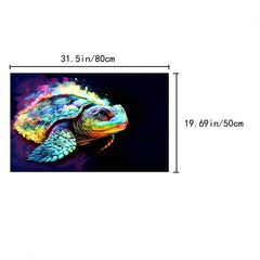 Quick Dry 3D Sea Turtle Floor Mat for Living Room Kitchen Bathroom