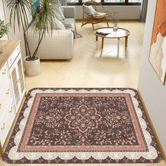 Vintage Persian Carpet Non-slip Floral Floor Mat