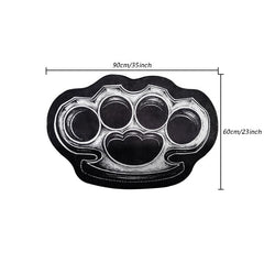 Thickened Gothic Bedroom Carpet Dark Style Cat Paw Halloween Ambience Decoration