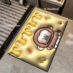 3D Cartoon Monkey Non-slip Floor Mat