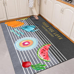 Patterned Non Slip Mat for Kitchen - Adds Style to Your Space