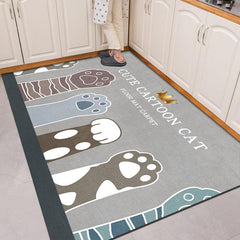 Patterned Non Slip Mat for Kitchen - Adds Style to Your Space