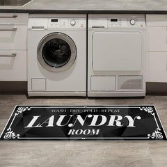 Waterproof Non Slip Area Rug for Laundry Room