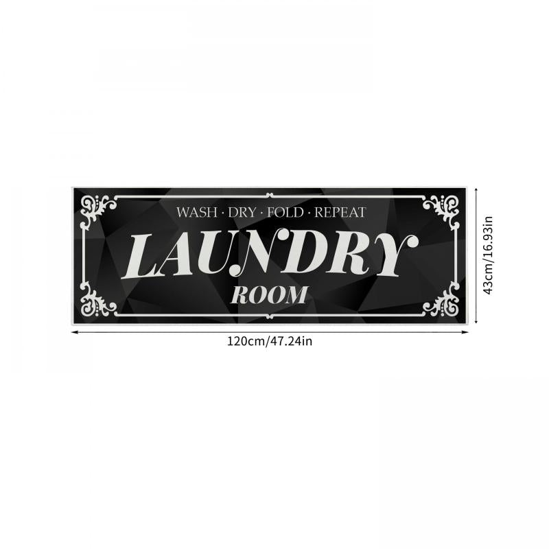 Waterproof Non Slip Area Rug for Laundry Room