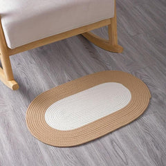 Modern Geometric Pattern Rug Absorbent Non Slip for Living Room Bedroom Entrance