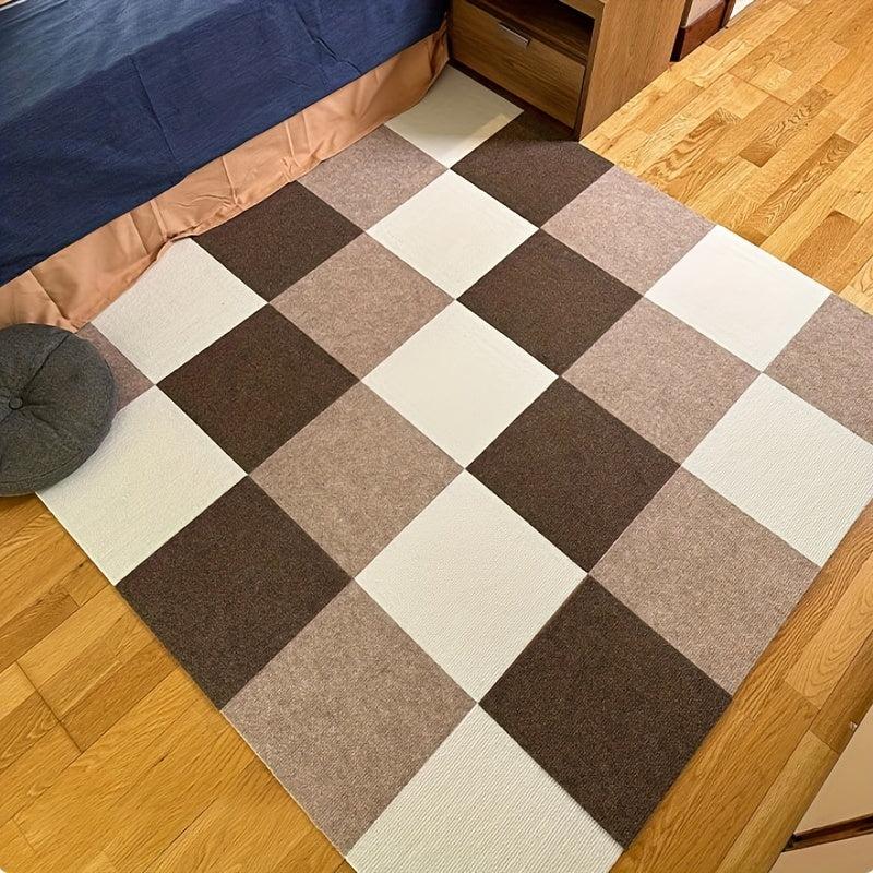 Non Slip Adhesive Floor Mats Seamless Indoor Dining Room Carpets