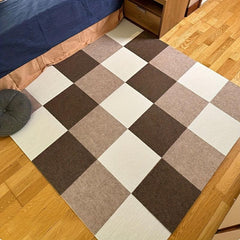 Non Slip Adhesive Floor Mats Seamless Indoor Dining Room Carpets