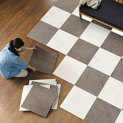 Non Slip Adhesive Floor Mats Seamless Indoor Dining Room Carpets