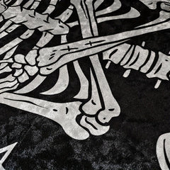Halloween Gothic Style Skull Carpet Rug Mat