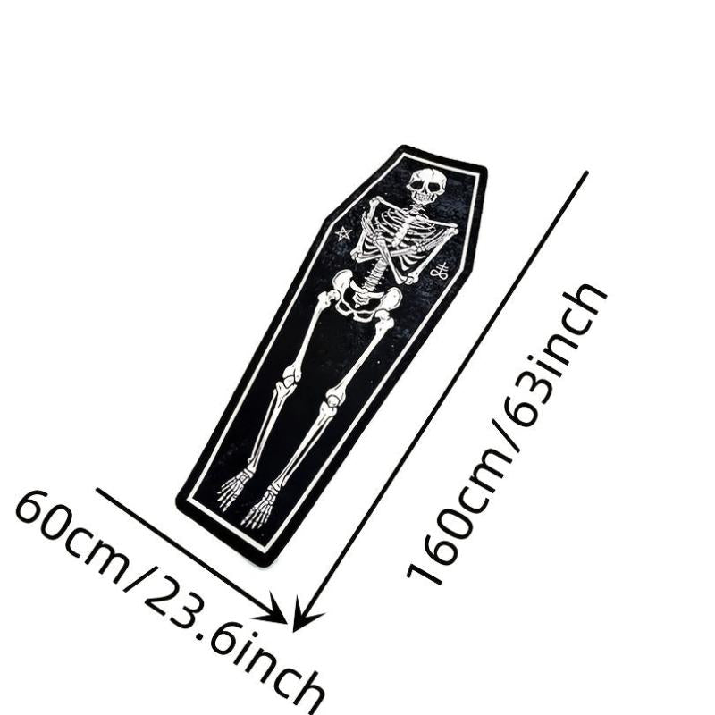 Halloween Gothic Style Skull Carpet Rug Mat