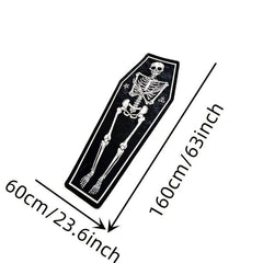 Halloween Gothic Style Skull Carpet Rug Mat