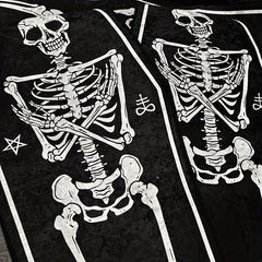 Halloween Gothic Style Skull Carpet Rug Mat