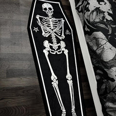 Halloween Gothic Style Skull Carpet Rug Mat