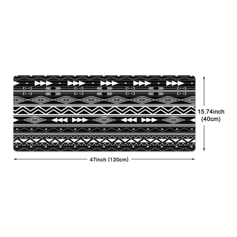 Striped Kitchen Mat Rugs Non-Slip Laundry Room Rugs