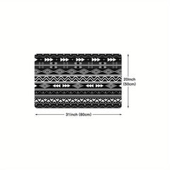 Striped Kitchen Mat Rugs Non-Slip Laundry Room Rugs