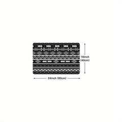 Striped Kitchen Mat Rugs Non-Slip Laundry Room Rugs