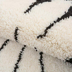 Daisy Carpet Mat Irregular Rugs For Bedroom Round Area Rug Non Slip Bathroom