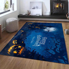 1pc HAPPY HALLOWEEN Area Rug Washable Non-slip Wear-Resistant Carpet Floor Mat