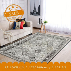 Boho Anti Fatigue Kitchen Rugs Soft Faux Sheepskin Floor Mat