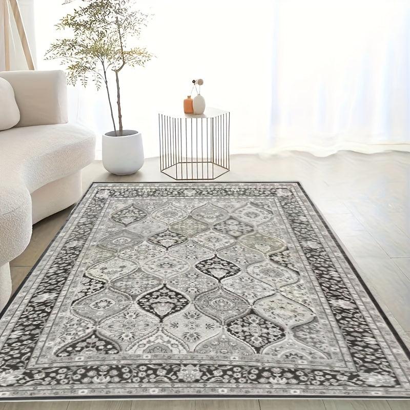 Boho Anti Fatigue Kitchen Rugs Soft Faux Sheepskin Floor Mat