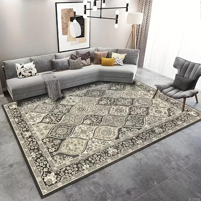 Boho Anti Fatigue Kitchen Rugs Soft Faux Sheepskin Floor Mat