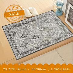 Boho Anti Fatigue Kitchen Rugs Soft Faux Sheepskin Floor Mat