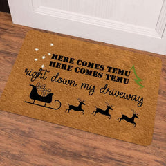Christmas Entrance Door Mat Non slip Soft Absorbent Funny Doormat Indoor Decor