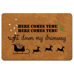 Christmas Entrance Door Mat Non slip Soft Absorbent Funny Doormat Indoor Decor