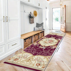 Vintage Floral Laundry Room Runner Rugs Long Oriental Hallway Rug Runner