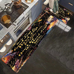Soft Anti Fatigue Kitchen Rug Waterproof Non Slip Memory Foam Mat