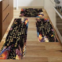 Soft Anti Fatigue Kitchen Rug Waterproof Non Slip Memory Foam Mat