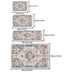 Bohemian Persia Floor Mat Kitchen Non-slip Carpet Bedroom Decor Rug