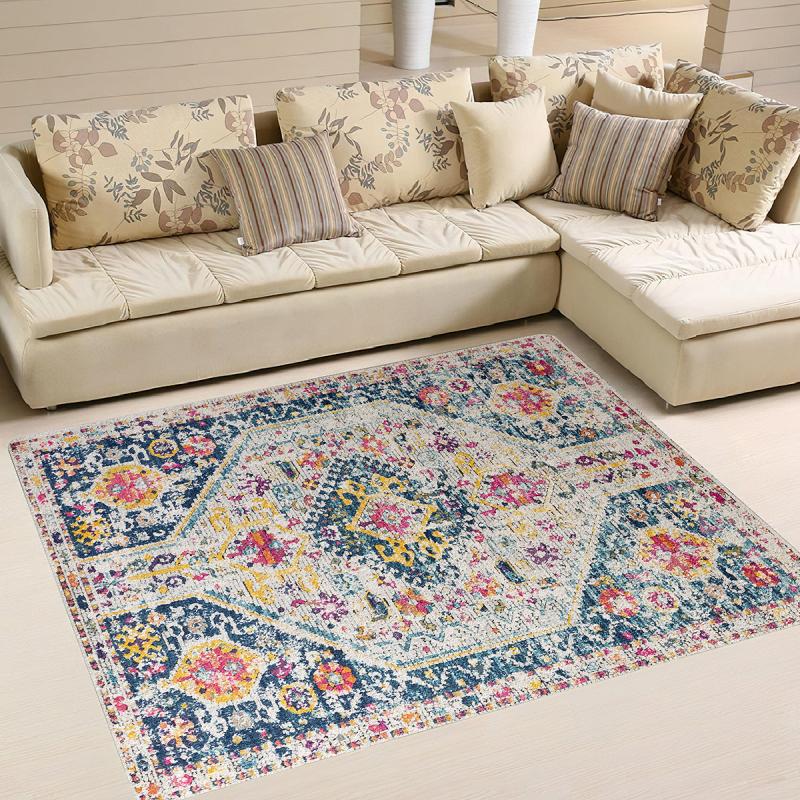 Bohemian Persia Floor Mat Kitchen Non-slip Carpet Bedroom Decor Rug
