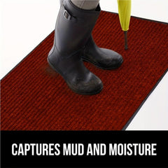 All Season Heavy Duty Entryway Floor Mat Machine Washable