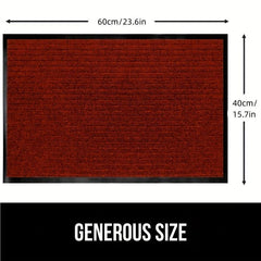 All Season Heavy Duty Entryway Floor Mat Machine Washable