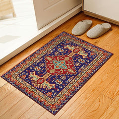 European Style Crystal Velvet Rug Non Slip Floor Mat 23.6x35.4in