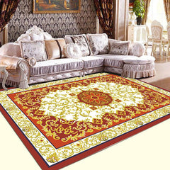 European Style Crystal Velvet Rug Non Slip Floor Mat 23.6x35.4in