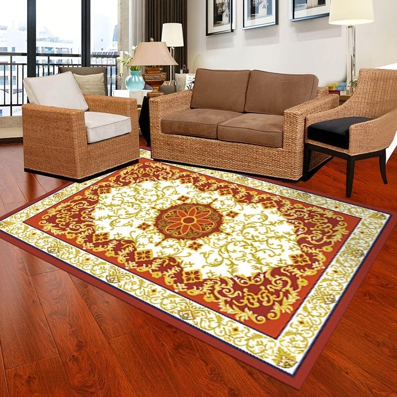 European Style Crystal Velvet Rug Non Slip Floor Mat 23.6x35.4in