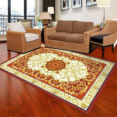 European Style Crystal Velvet Rug Non Slip Floor Mat 23.6x35.4in