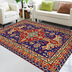 European Style Crystal Velvet Rug Non Slip Floor Mat 23.6x35.4in