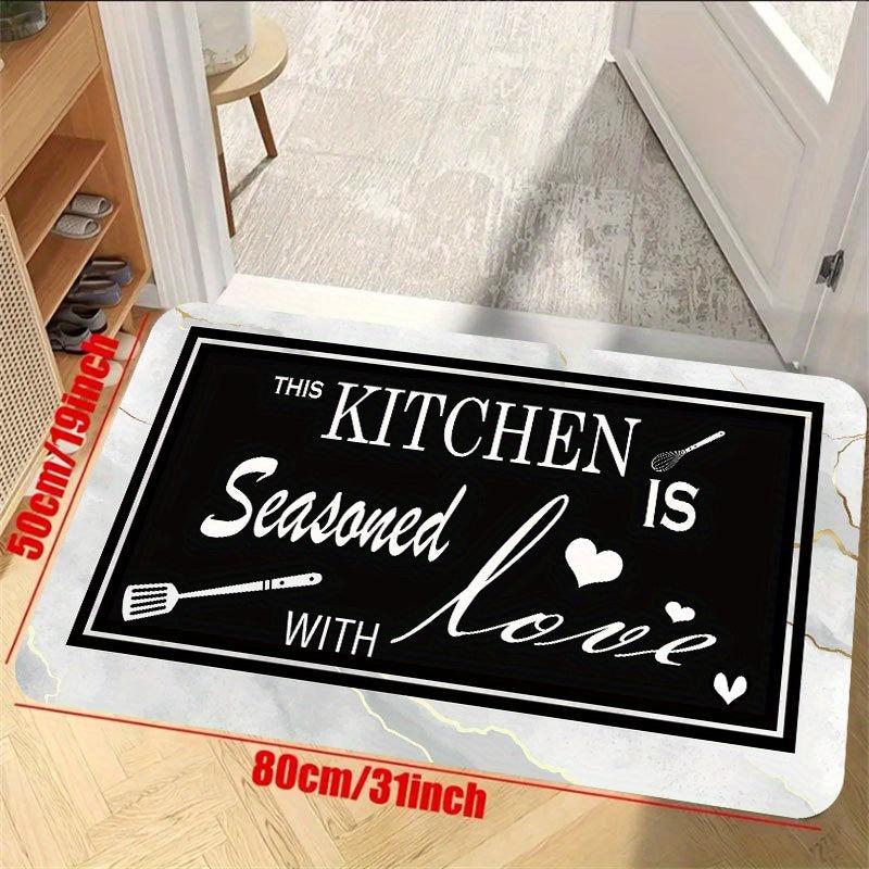 Kitchen Rug Soft Anti Fatigue Comfortable Mat Non Slip Floor Mat