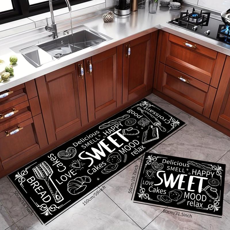 Kitchen Rugs And Mats Non Slip Absorbent Stain Resistant Durable