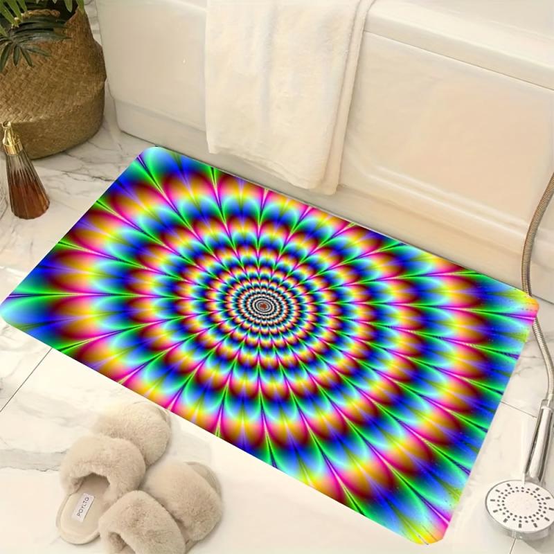 3D Abstract Stun Rug Entrance Door Floor Mat Non-slip Living Room Decorative Rug