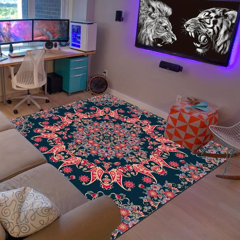 Bohemian Soft Floor Mat Non slip Ethnic Rugs
