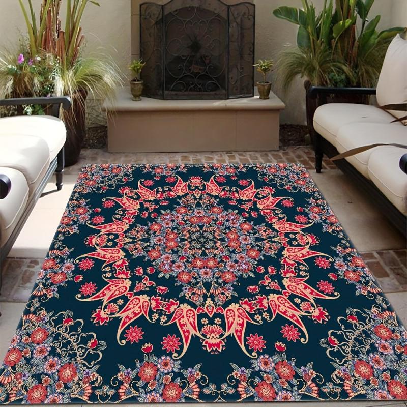 Bohemian Soft Floor Mat Non slip Ethnic Rugs