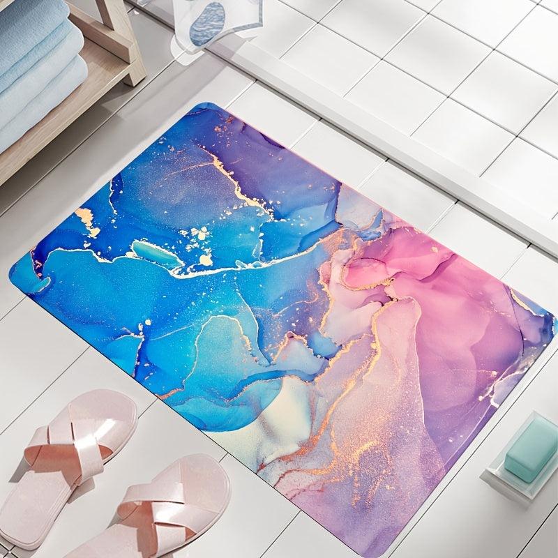 Colorful Non Slip Bathroom Mat for Safe Bathing